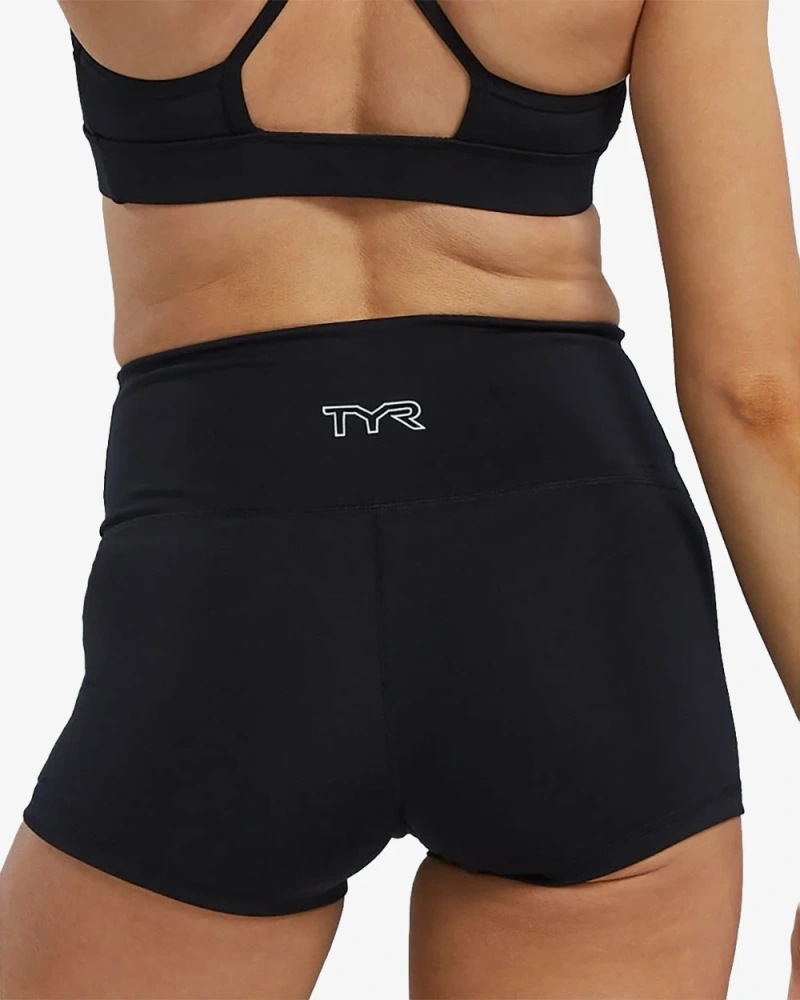 Шорты с высокой талией TYR Women's Base Kinetic High-Rise Short Solid
