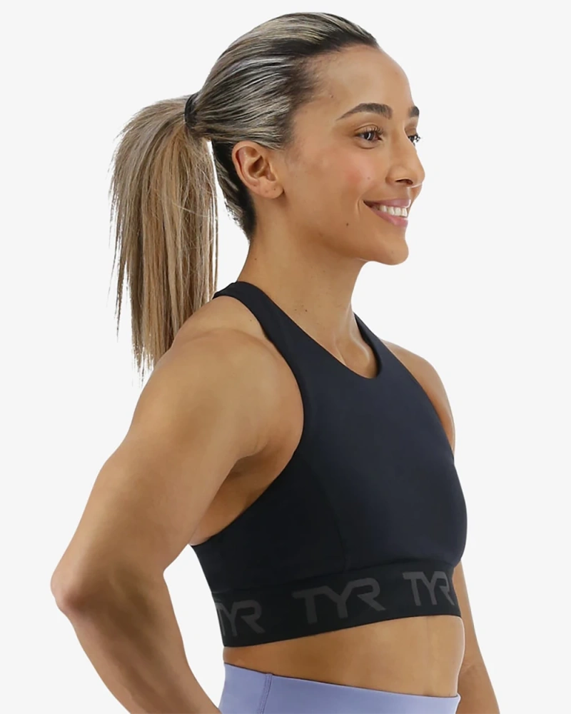 Топ TYR Base Kinetic Women's Mod Racer Sports Bra - Solid