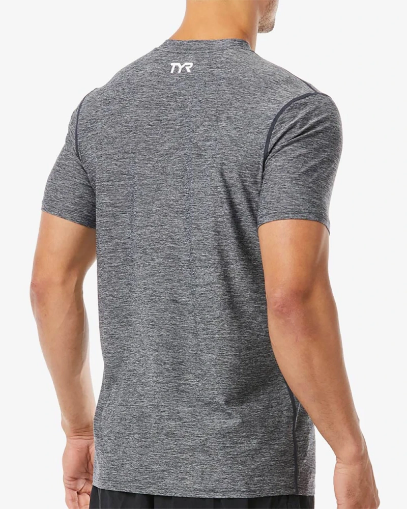 Лайкра с коротким рукавом TYR Men's Vista Short Sleeve Rashguard