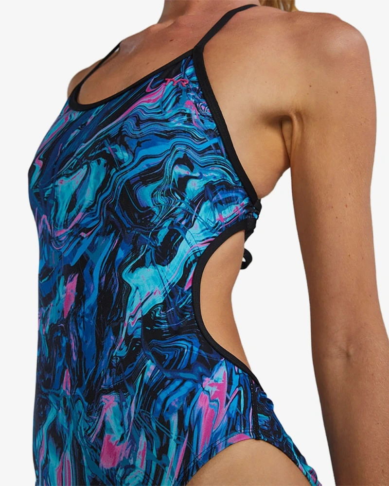 Купальник слитный TYR Marmaris Crosscut Tieback Durafast Elite