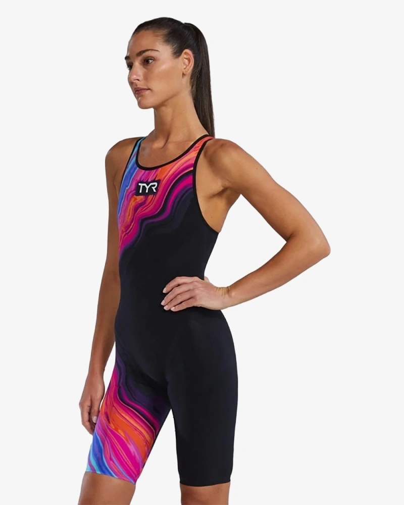 Гидрокостюм с открытой спиной TYR Venzo Volconyx Open Back Swimsuit