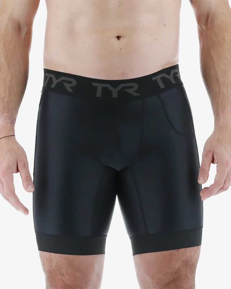 Шорты компрессионные TYR Men's Compression Short Solid