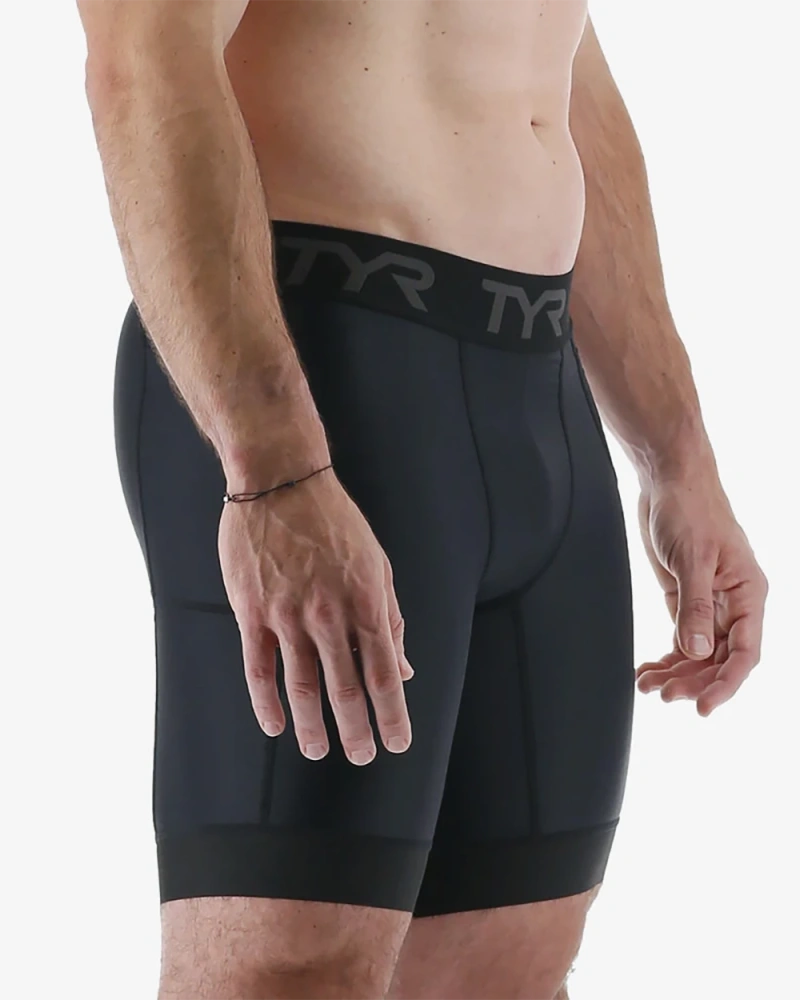 Шорты компрессионные TYR Men's Compression Short Solid