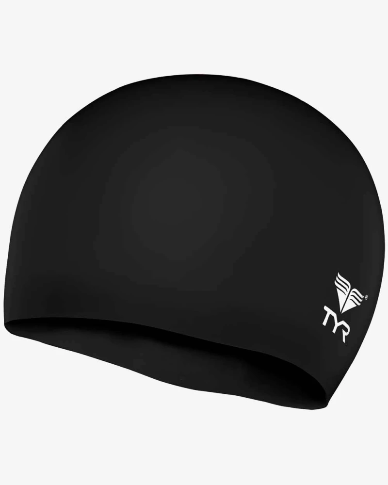 Шапочка плавательная подростковая TYR Wrinkle Free Junior Silicone Cap