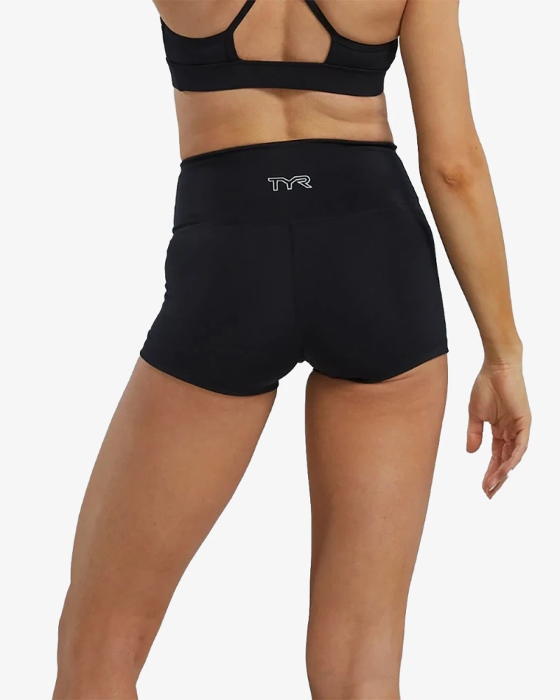 Шорты с высокой талией TYR Women's Base Kinetic High-Rise Short Solid