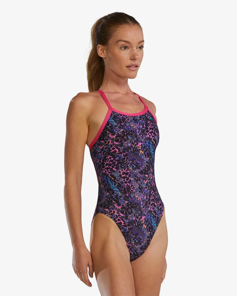 Купальник слитный TYR Petunia Stipple Diamondfit