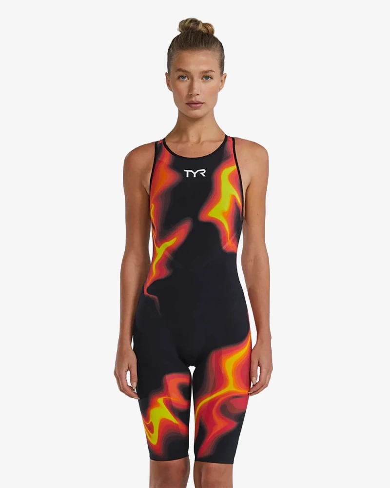 Гидрокостюм с открытой спиной TYR Venzo Infrared Open Back Swimsuit