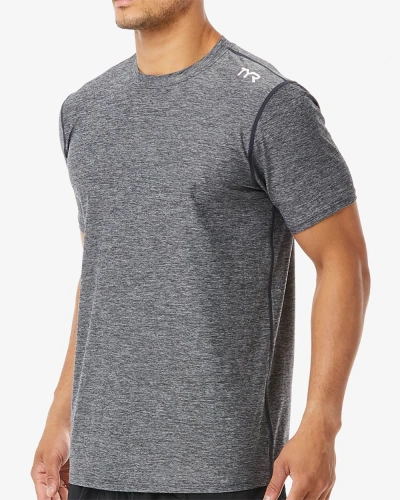 Лайкра с коротким рукавом TYR Men's Vista Short Sleeve Rashguard