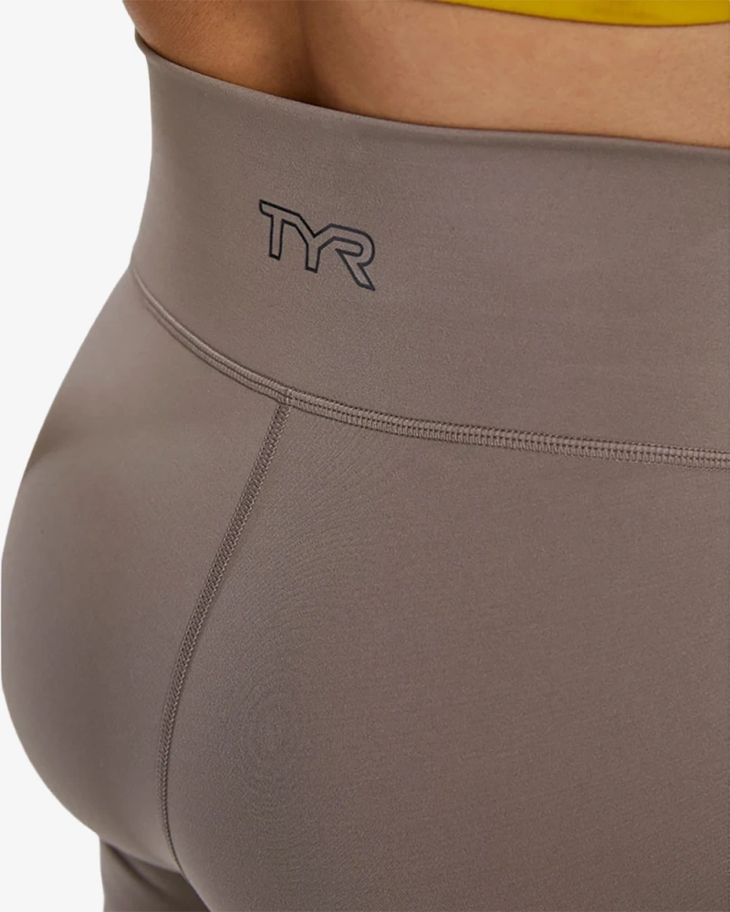 Шорты с высокой талией TYR Джоуль Элит 6", бежевый