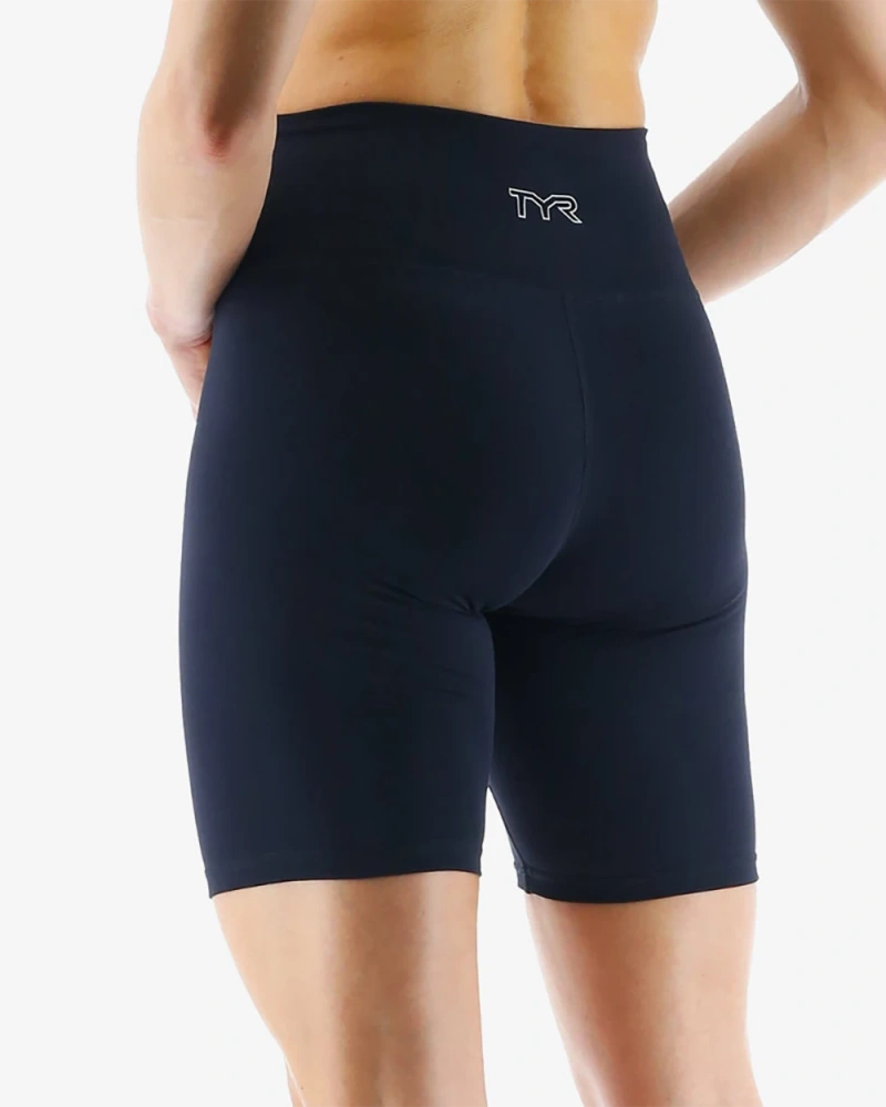 Шорты с высокой талией TYR Women's High-Rise 8" - Solid