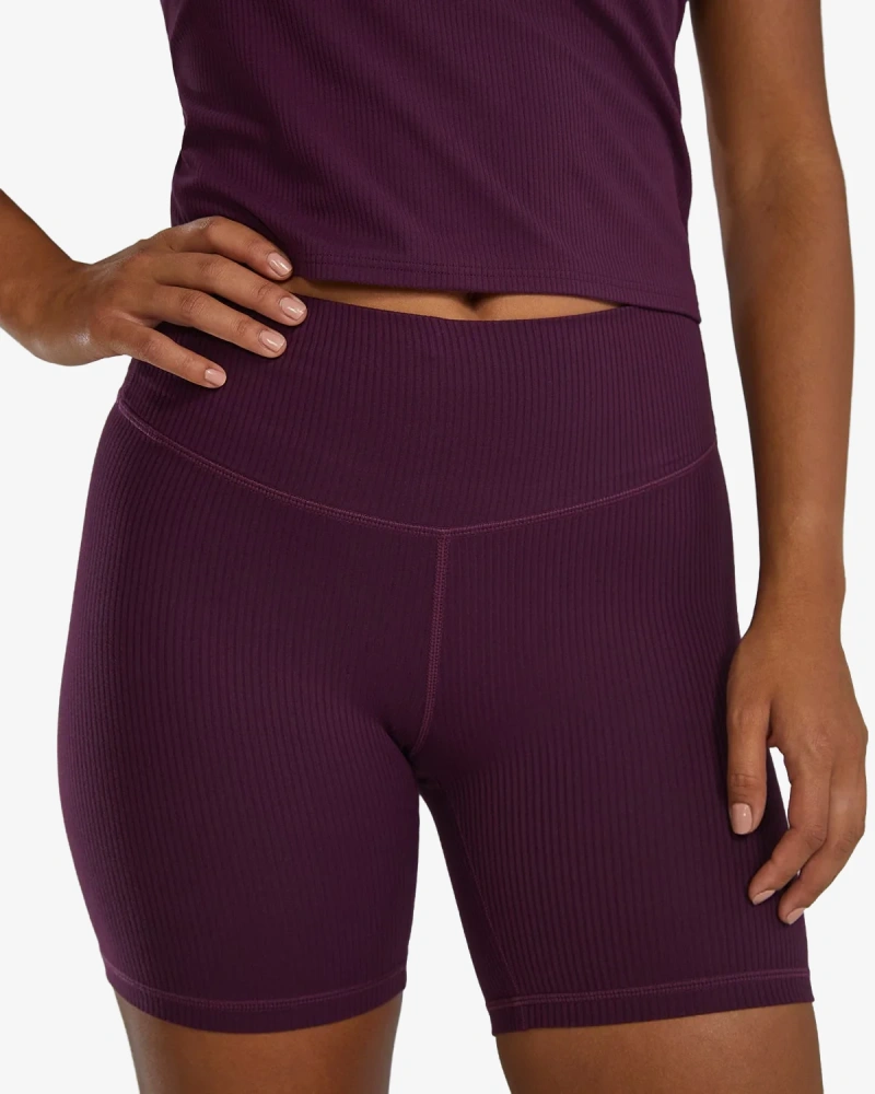 Шорты с высокой талией TYR Women's Joule Elite Ribbed High-Rise Short 6"