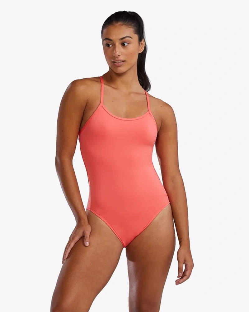 Купальник слитный TYR Crosscut Tieback Durafast Elite - Solid