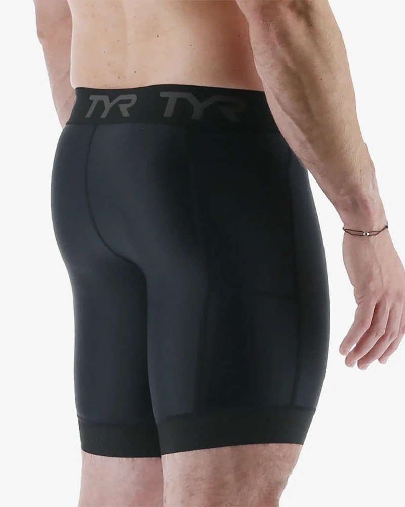 Шорты компрессионные TYR Men's Compression Short Solid
