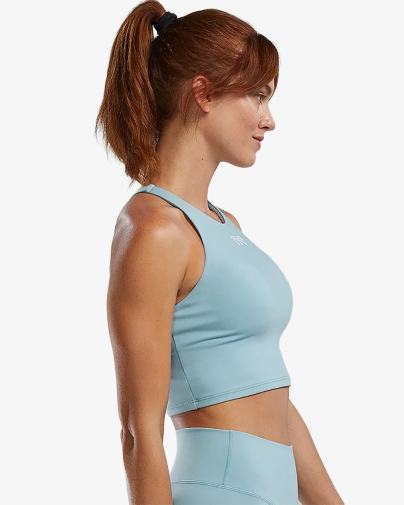 Топ TYR Womens's Joule Elite High Neck Sports Bra Solid
