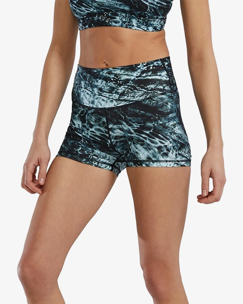 Шорты с высокой талией TYR Women's Joule Elite High-Rise 2" Short - Aquifier