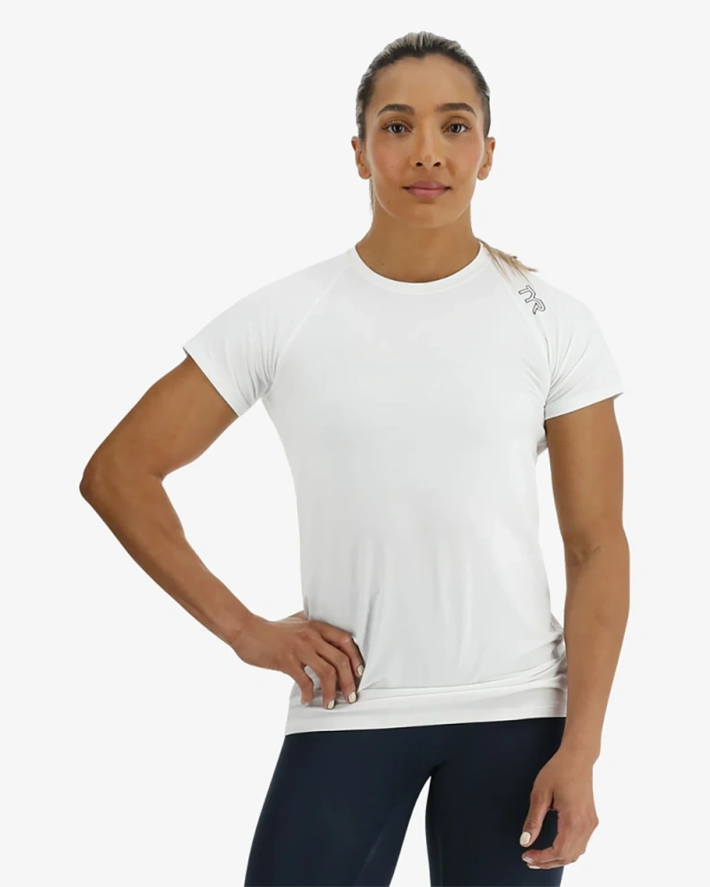Футболка TYR Women's ClimaDry™ Raglan Tee - Solid Heather