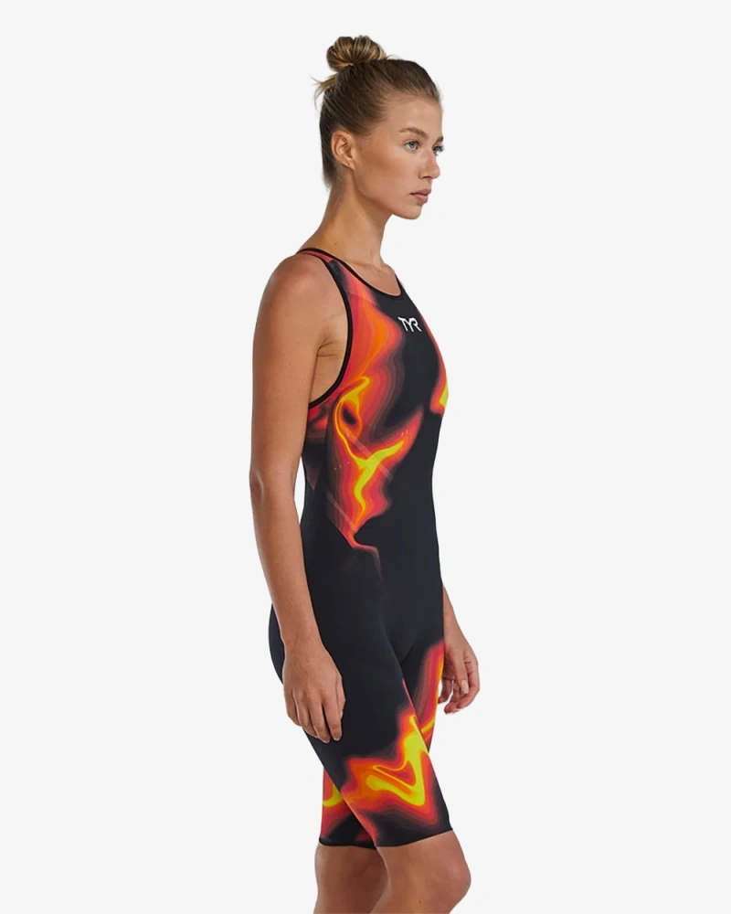 Гидрокостюм с открытой спиной TYR Venzo Infrared Open Back Swimsuit