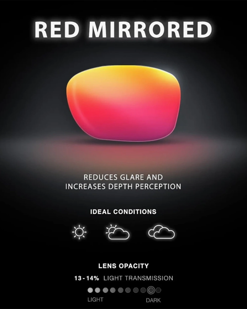 Очки солнцезащитные TYR Viejo HTS Sunglasses, красный