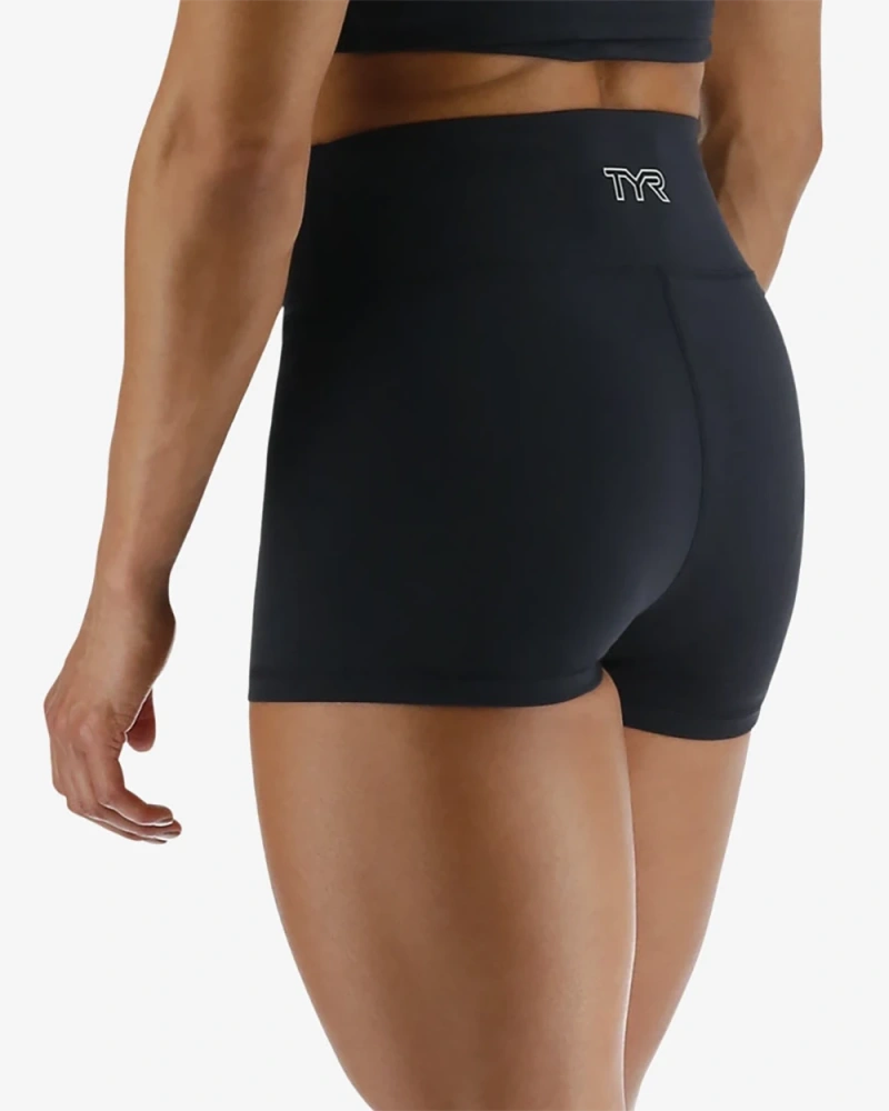 Шорты с высокой талией TYR Women's Joule Elite High-Waisted 2" Short - Solid