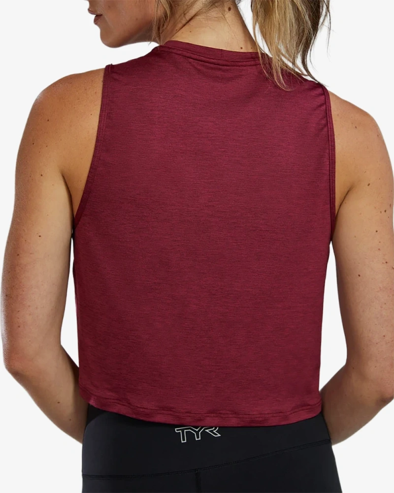 Майка TYR Women's Climadry Cropped Tech Tank Solid