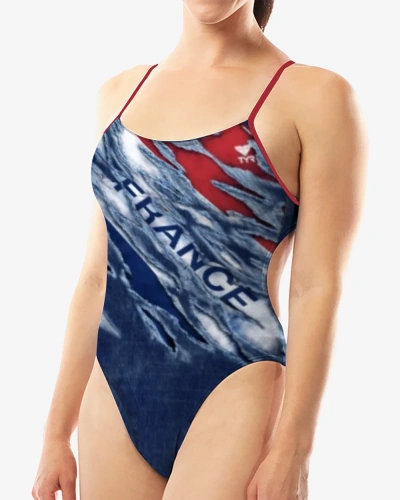 Купальник слитный TYR France Cutoutfit