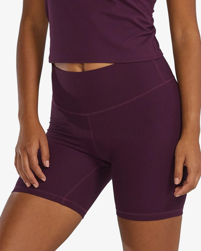 Шорты с высокой талией TYR Women's Joule Elite Ribbed High-Rise Short 6"