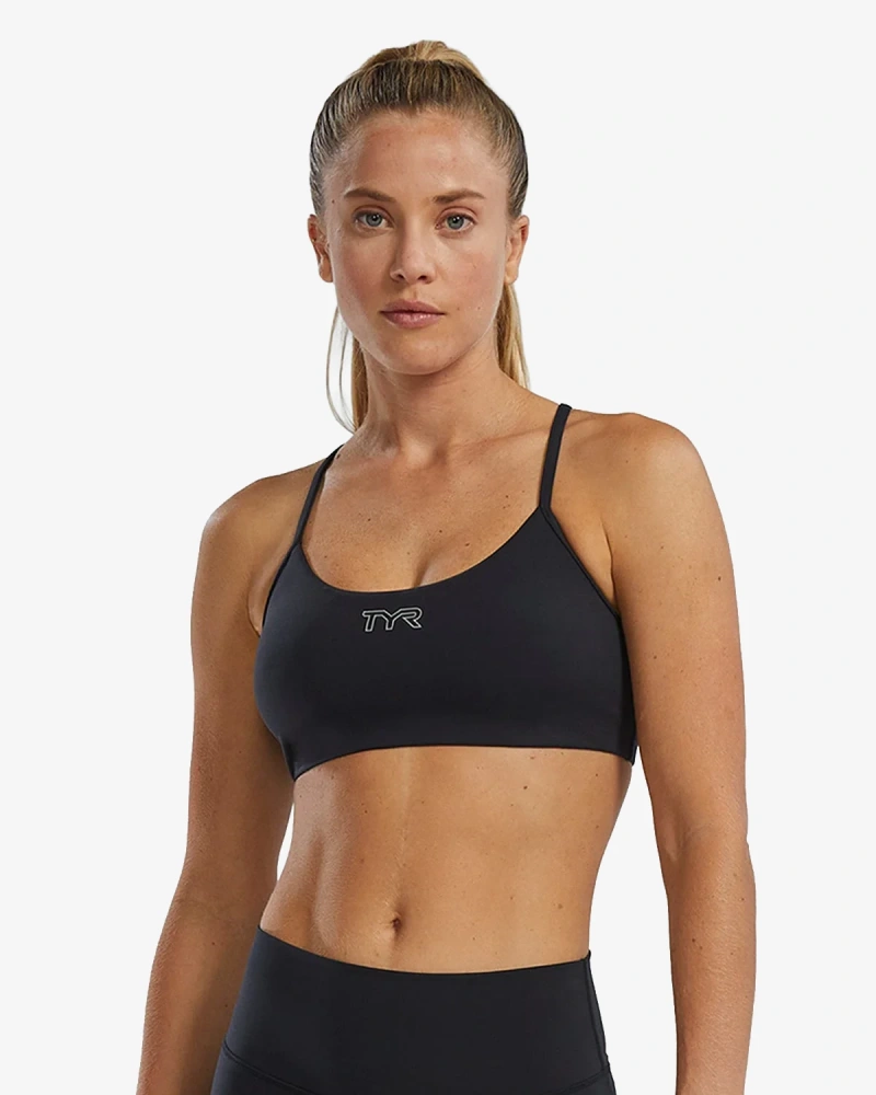 Топ TYR Womens's Joule Elite Scoop Neck Sports Bra - Solid