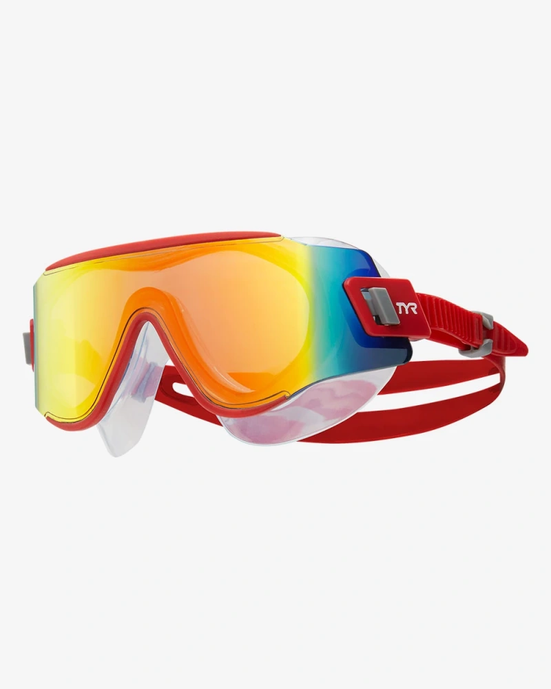 Маска для плавания (Зеркальная) TYR Tidal Wave Mirrored Swim Mask