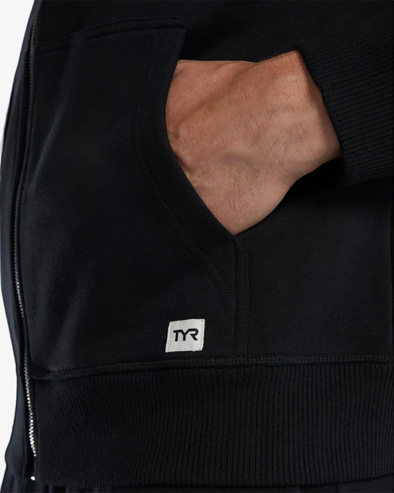 Кофта на молнии TYR УльтраСофт Хэвивейт, черный