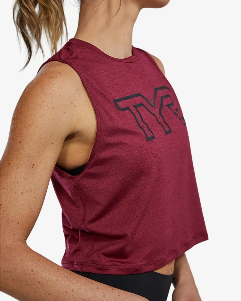 Майка TYR Women's Climadry Cropped Tech Tank Solid