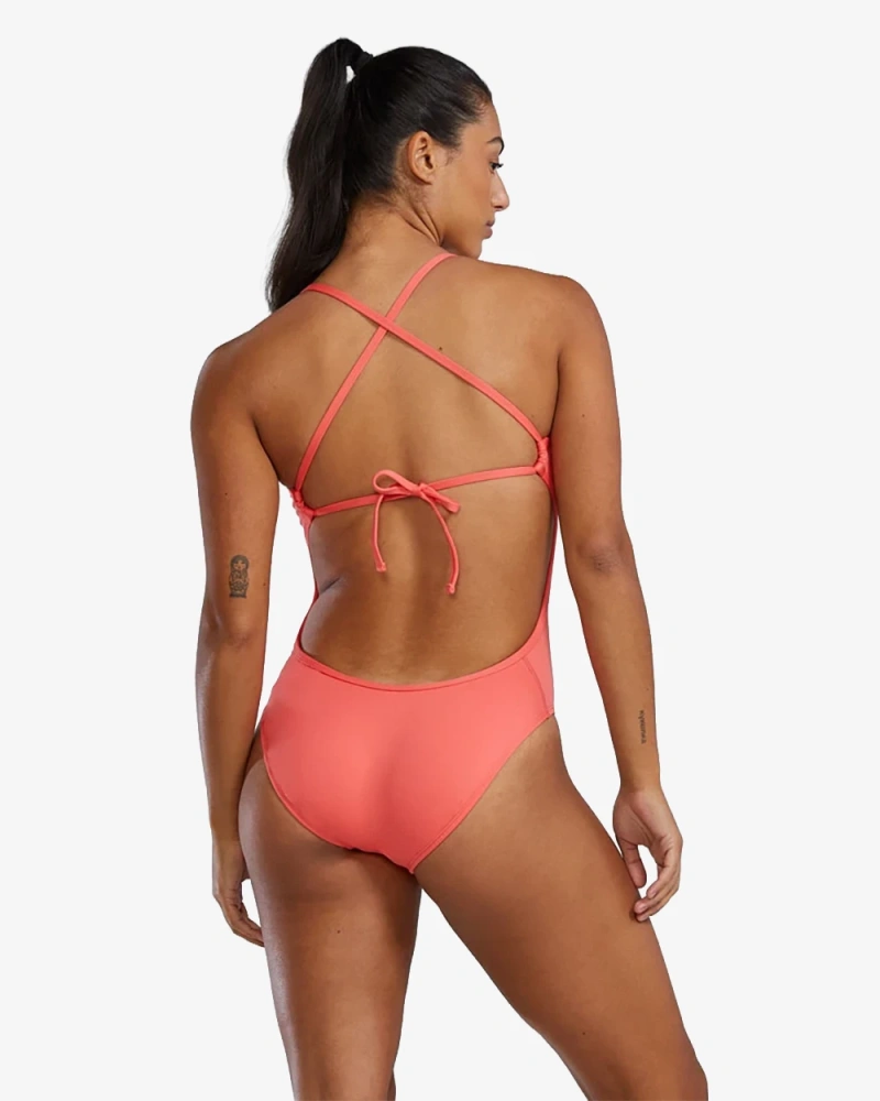 Купальник слитный TYR Crosscut Tieback Durafast Elite - Solid