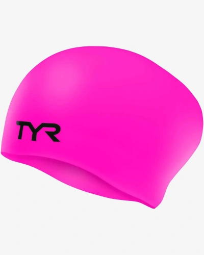 Шапочка для плавания TYR Long Hair Wrinkle-Free Silicone Cap