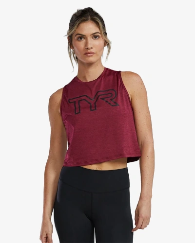 Майка TYR Women's Climadry Cropped Tech Tank Solid