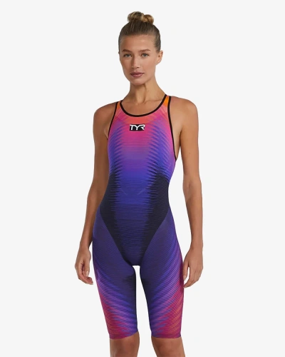 Гидрокостюм с открытой спиной TYR Venzo Open Back Tech Suit Omnia