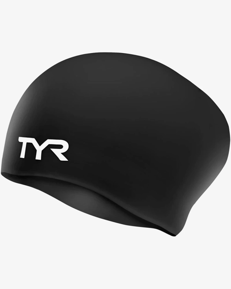 Шапочка для плавания TYR Long Hair Wrinkle-Free Silicone Cap
