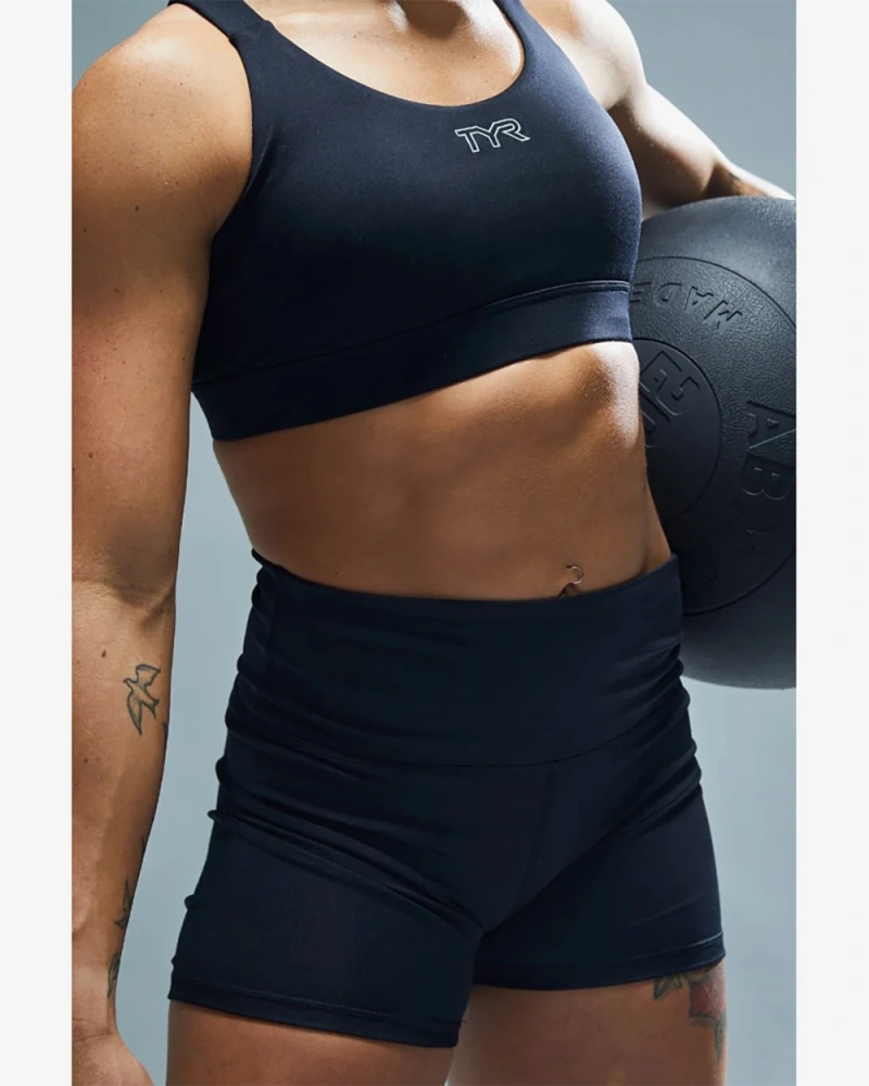 Шорты с высокой талией TYR Women's High-Rise 4" - Solid