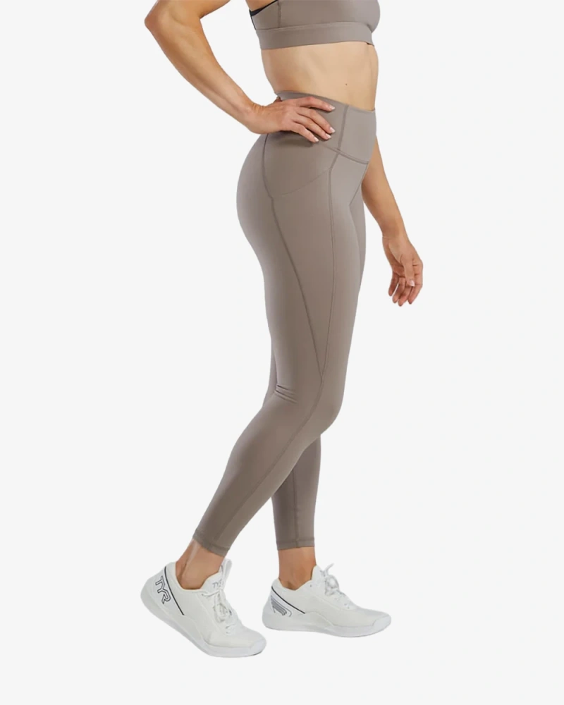 Тайтсы с высокой талией TYR Womens's Joule Elite High-Waisted 25" Leggings Solid