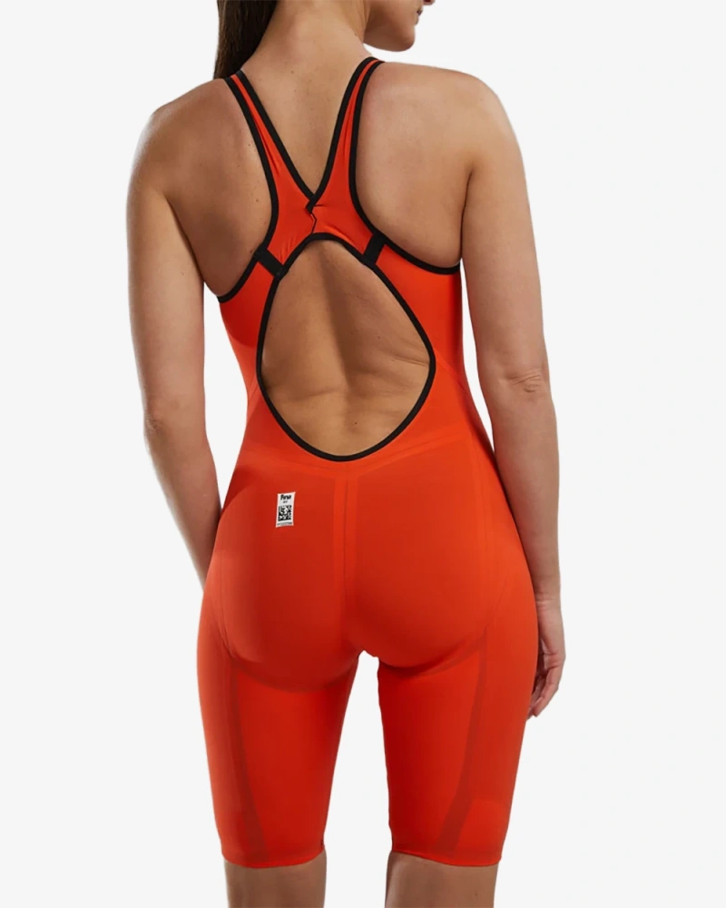 Гидрокостюм с открытой спиной TYR Venzo Open Back Swimsuit - Solid