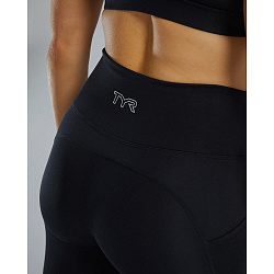 Тайтсы с высокой талией  TYR Base Kinetic™ Womens's High-Rise 28" Pocket Leggings - Solid
