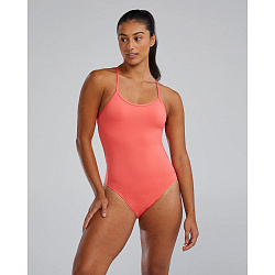 Купальник слитный TYR Crosscut Tieback Durafast Elite - Solid