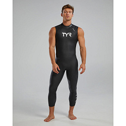 Гидрокостюм без рукавов TYR Wetsuit Male Hurricane Cat 1 Sleeveless
