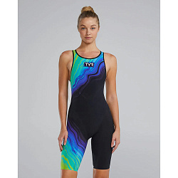 Гидрокостюм с открытой спиной TYR Venzo Volconyx Open Back Swimsuit