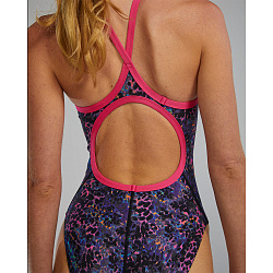 Купальник слитный TYR Петуния Стиппл Даймондфит