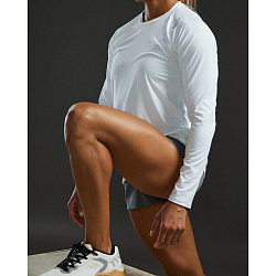 Футболка с длинным рукавом TYR Women's ClimaDry Raglan Long Sleeve Tee - Solid/Heather