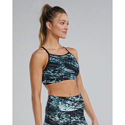 Топ TYR Womens's Joule Elite High Neck Sports Bra - Aquifier