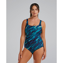 Купальник утягивающий TYR Импрежн Скуп Нек Контролфит