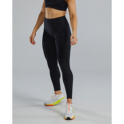 Тайтсы с высокой талией  TYR Base Kinetic™ Womens's High-Rise 28" Pocket Leggings - Solid