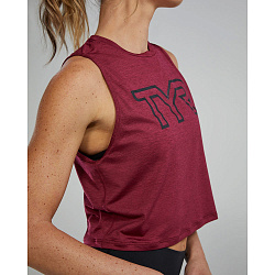Майка TYR Women's  Climadry Cropped Tech Tank Solid