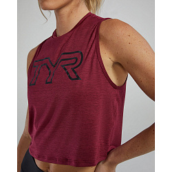 Майка TYR Women's  Climadry Cropped Tech Tank Solid