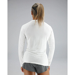 Футболка с длинным рукавом TYR Women's ClimaDry Raglan Long Sleeve Tee - Solid/Heather